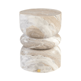 Bobine Toronto Marble Occasional Table/Stool - Maison Rêves UK