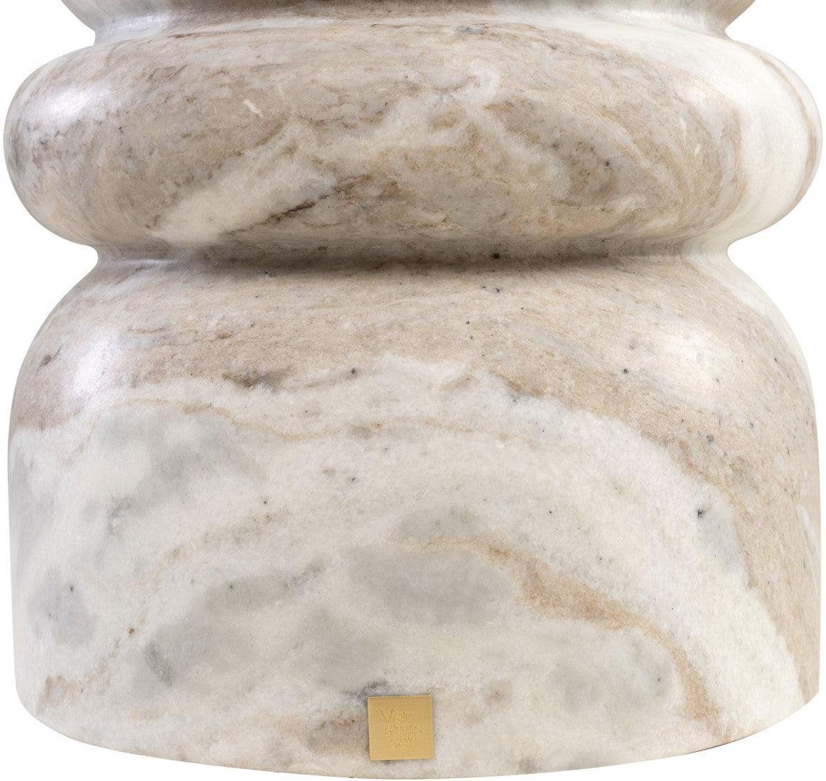 Bobine Toronto Marble Occasional Table/Stool - Maison Rêves UK