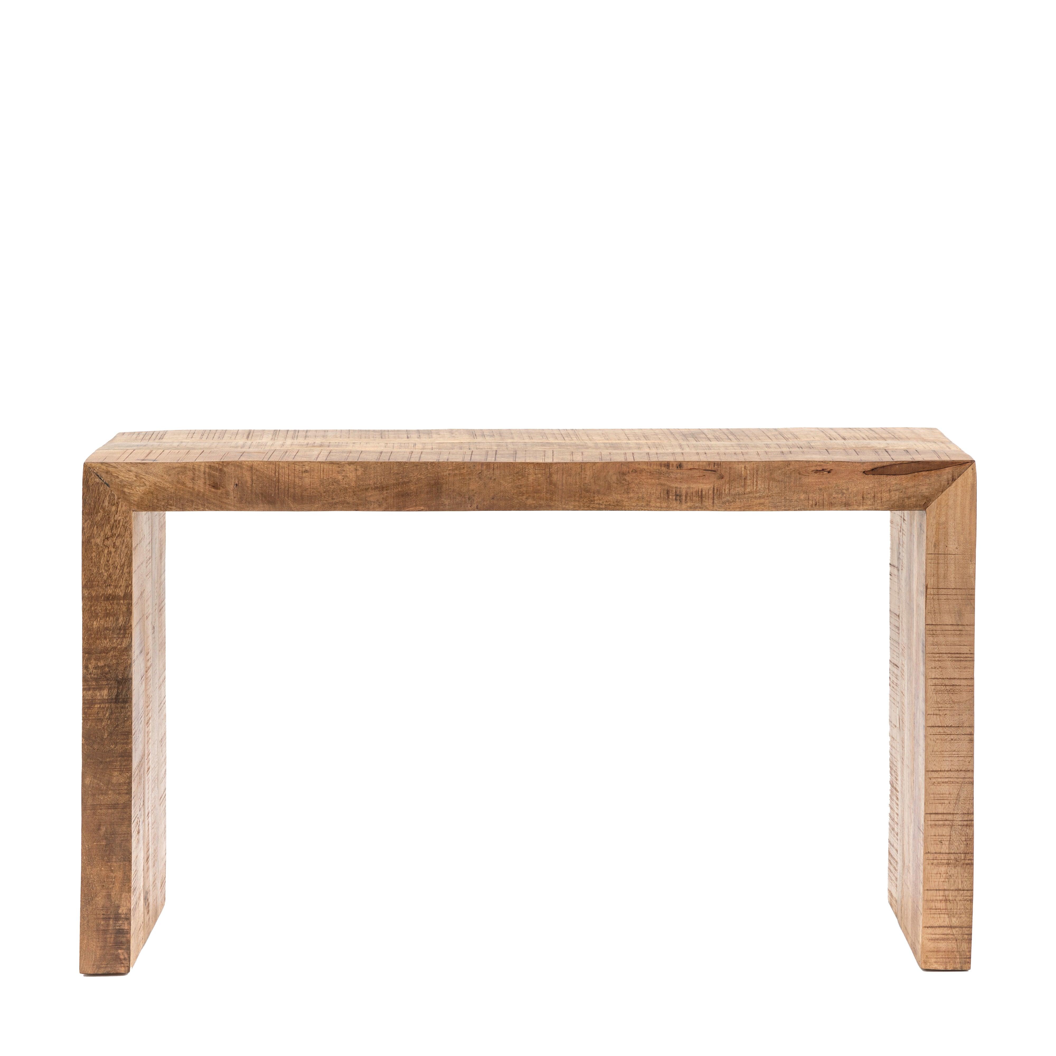 Caldera Console Natural Mango Wood - Maison Rêves UK