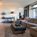 Cambon Coffee Table with Black Oak Wood Top by Richmond Interiors - Maison Rêves UK