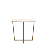 Cima Travertine Round Dining Table - Maison Rêves UK