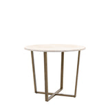 Cima Travertine Round Dining Table - Maison Rêves UK