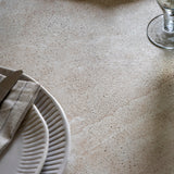Cima Travertine Round Dining Table - Maison Rêves UK
