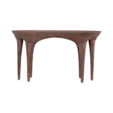 Dizon Aged Copper GRP Console Table - Maison Rêves UK