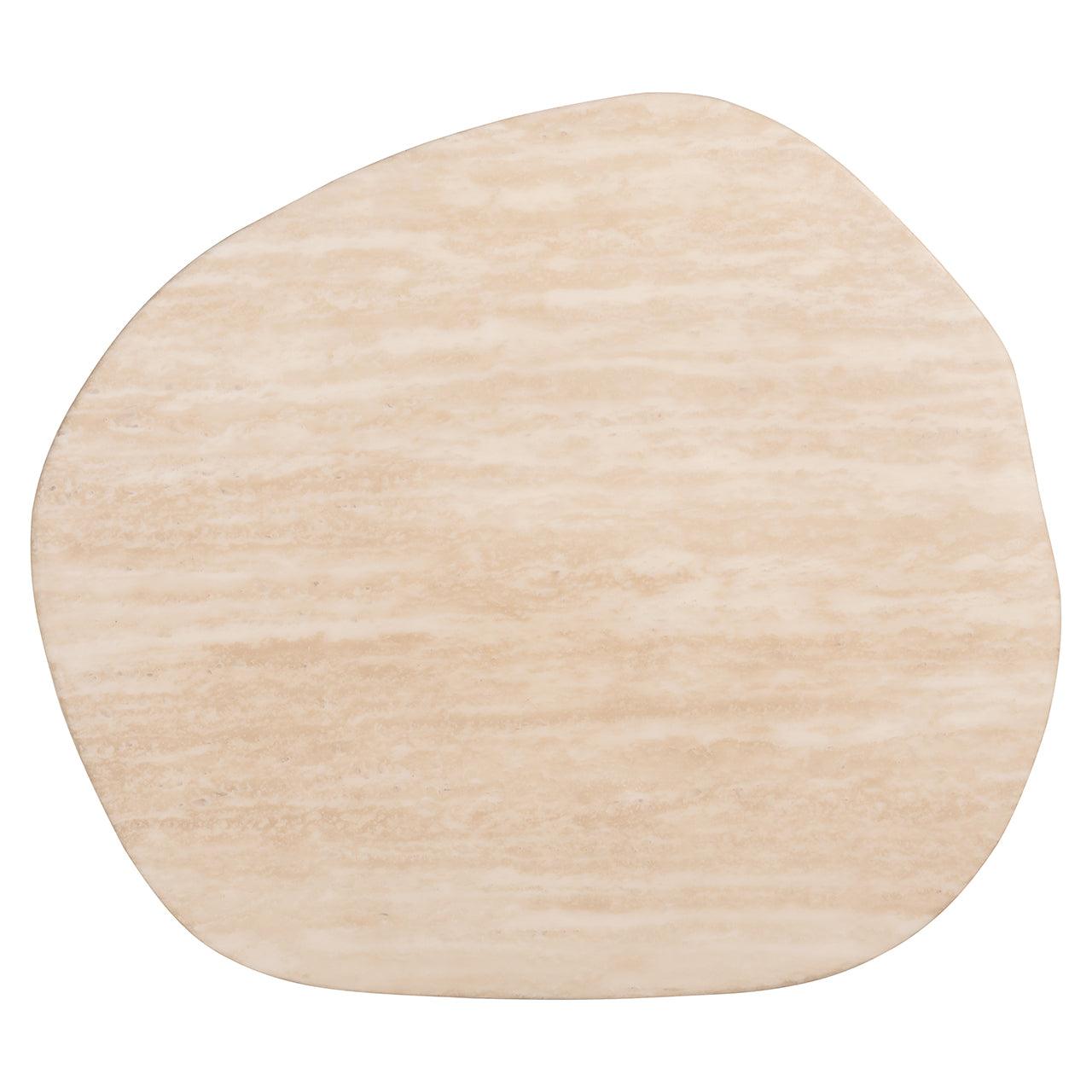 Fictus Faux Travertine Side Tables by Richmond Interiors - Maison Rêves UK