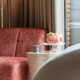 Fictus Faux Travertine Side Tables by Richmond Interiors - Maison Rêves UK