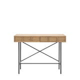 Forma 2 Drawer Console Weathered Grey Finish - Maison Rêves UK