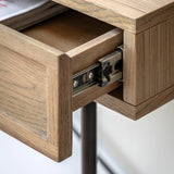 Forma 2 Drawer Console Weathered Grey Finish - Maison Rêves UK