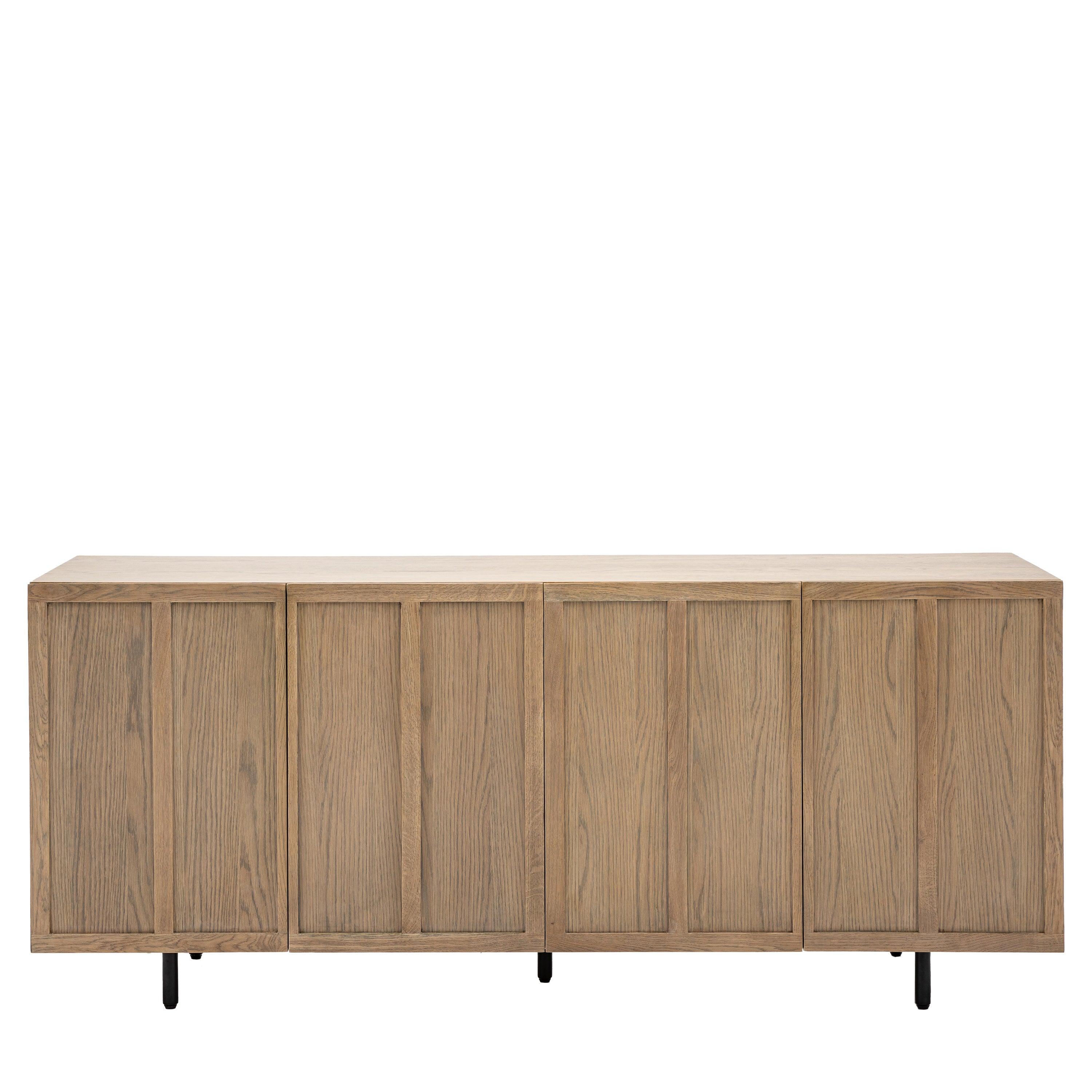Forma 4 Door Sideboard Weathered Grey Finish - Maison Rêves UK