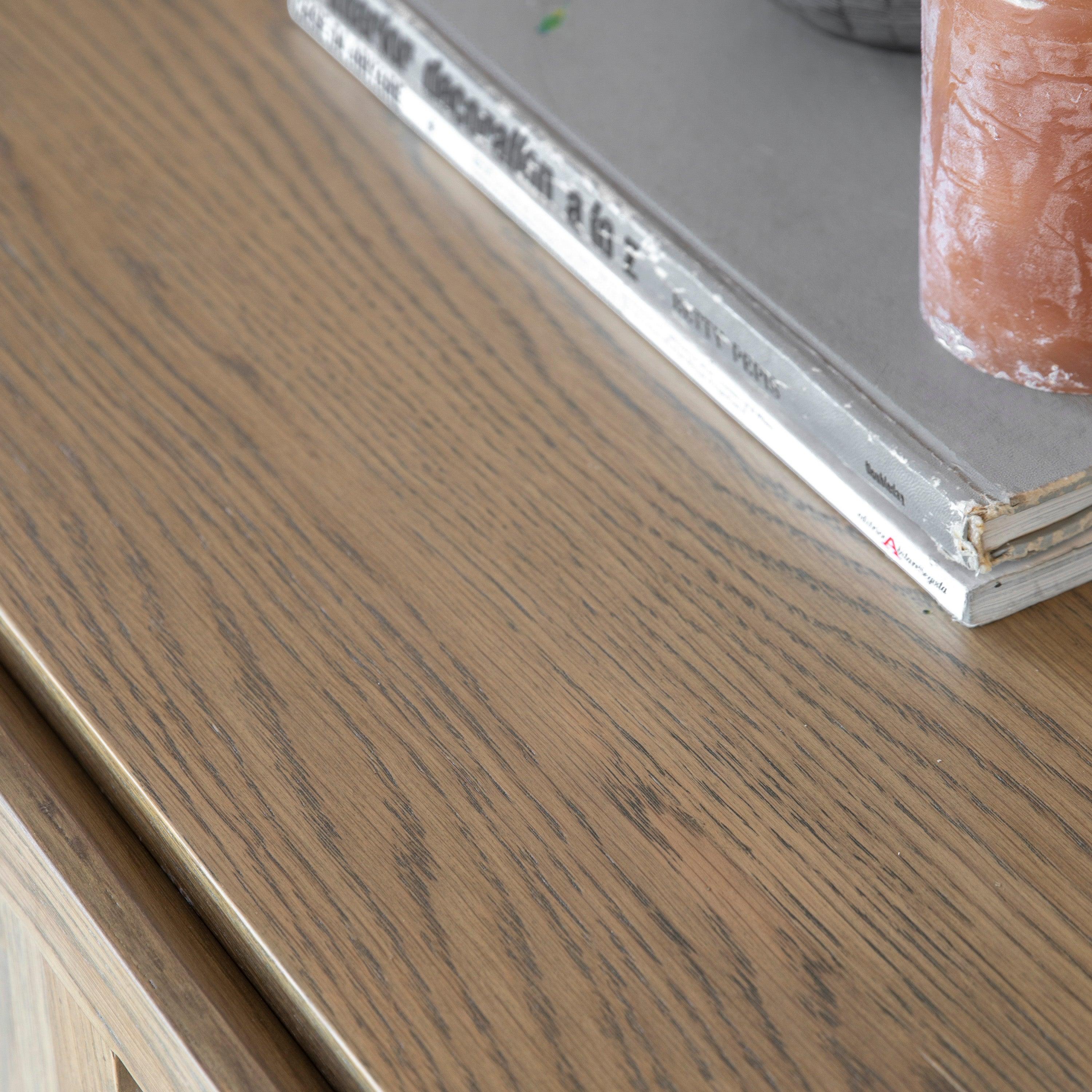 Forma 4 Door Sideboard Weathered Grey Finish - Maison Rêves UK