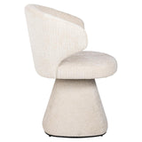 Gatsbi Beige Chenille Fabric Dining Chair by Richmond Interiors - Maison Rêves UK