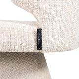 Gatsbi Beige Chenille Fabric Dining Chair by Richmond Interiors - Maison Rêves UK