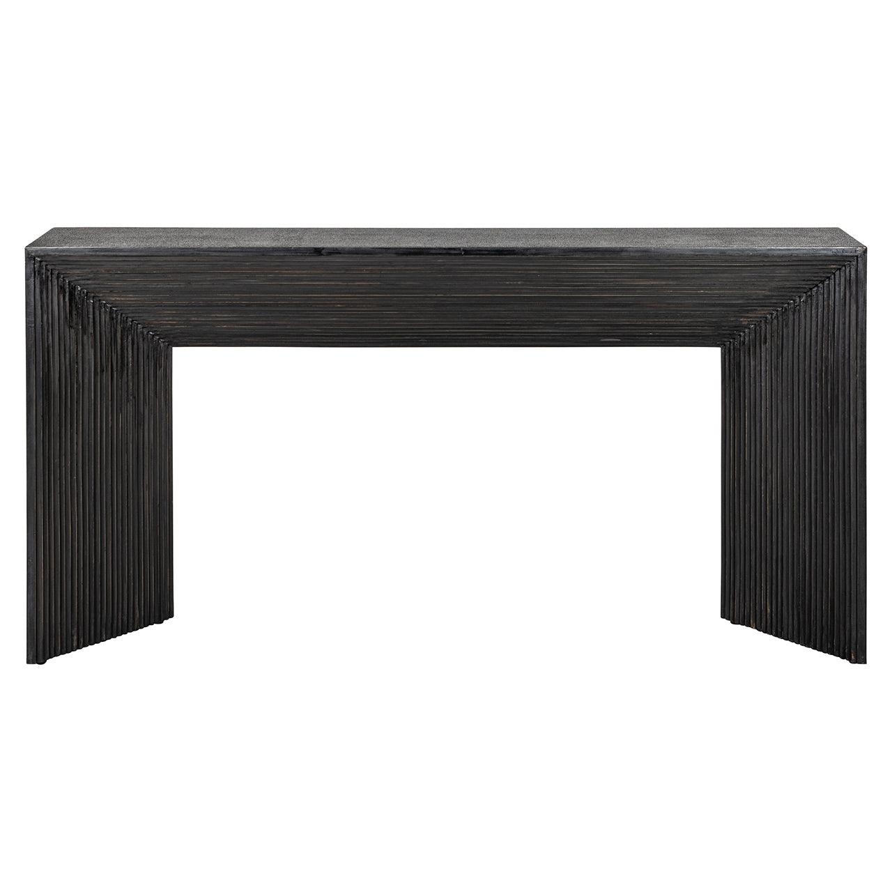 Gizen Brass Cladding Console Table by Richmond Interiors - Maison Rêves UK