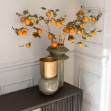 Gizen Brass Cladding Console Table by Richmond Interiors - Maison Rêves UK