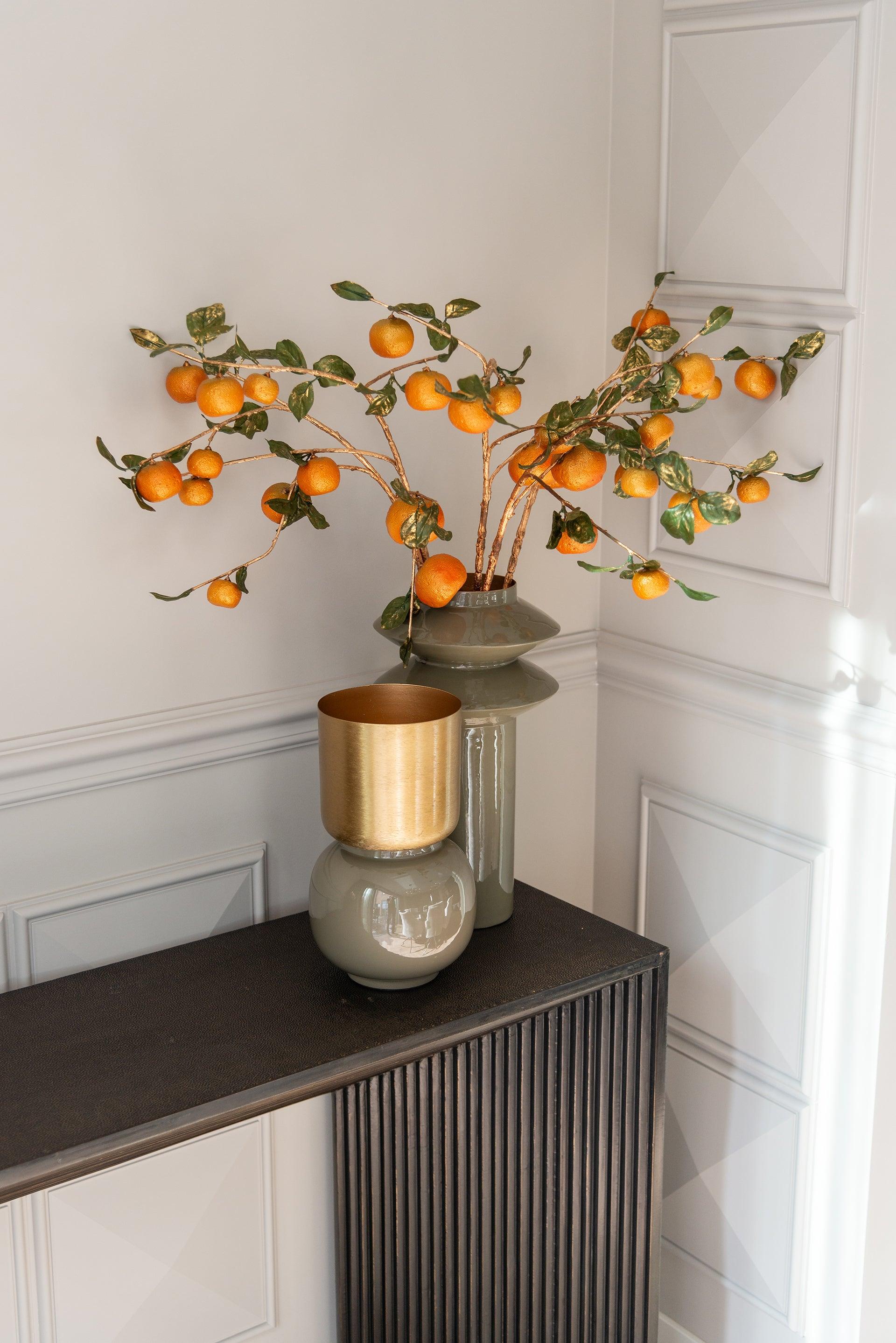 Gizen Brass Cladding Console Table by Richmond Interiors - Maison Rêves UK