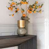 Gizen Brass Cladding Console Table by Richmond Interiors - Maison Rêves UK