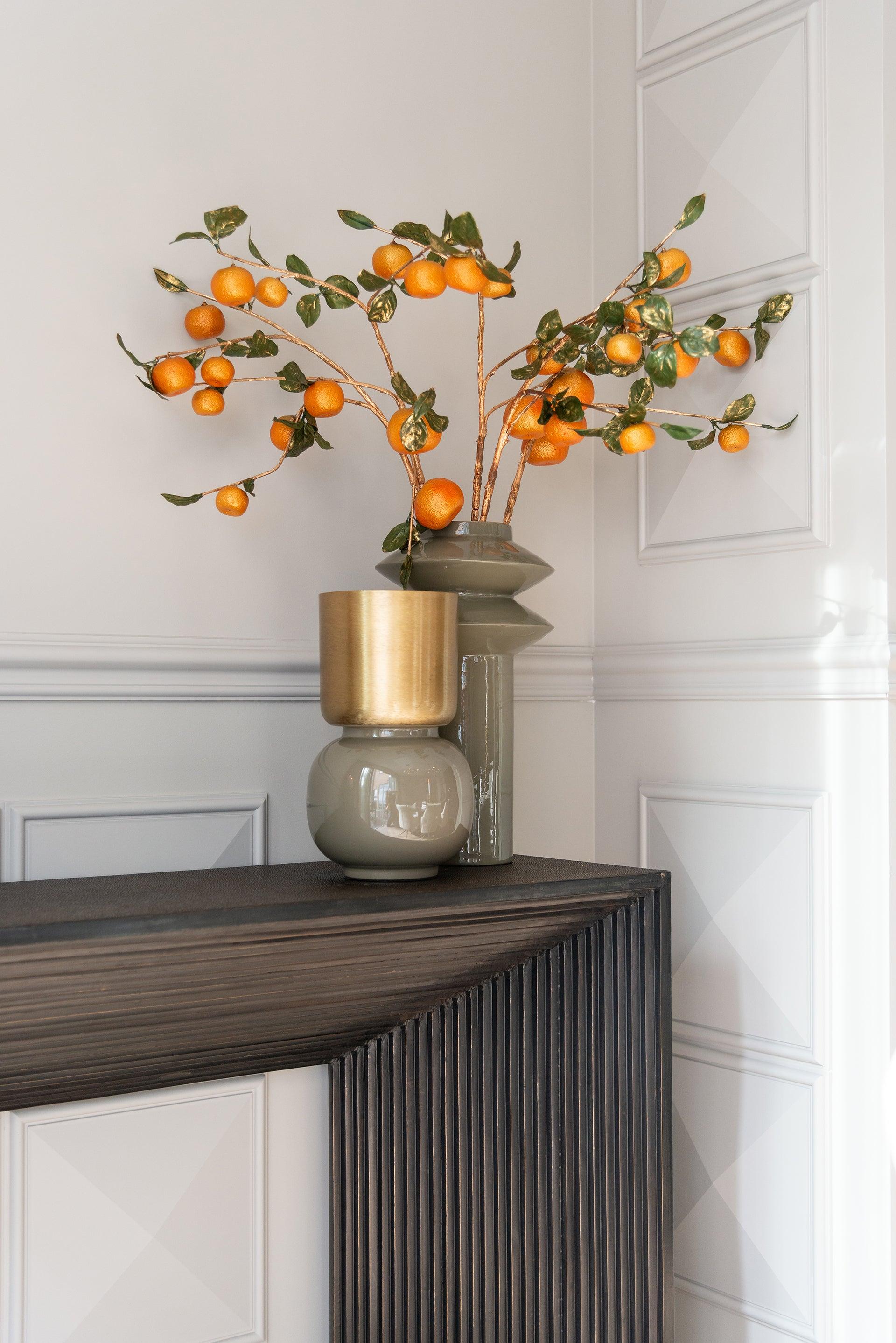 Gizen Brass Cladding Console Table by Richmond Interiors - Maison Rêves UK
