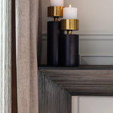 Gizen Brass Cladding Console Table by Richmond Interiors - Maison Rêves UK