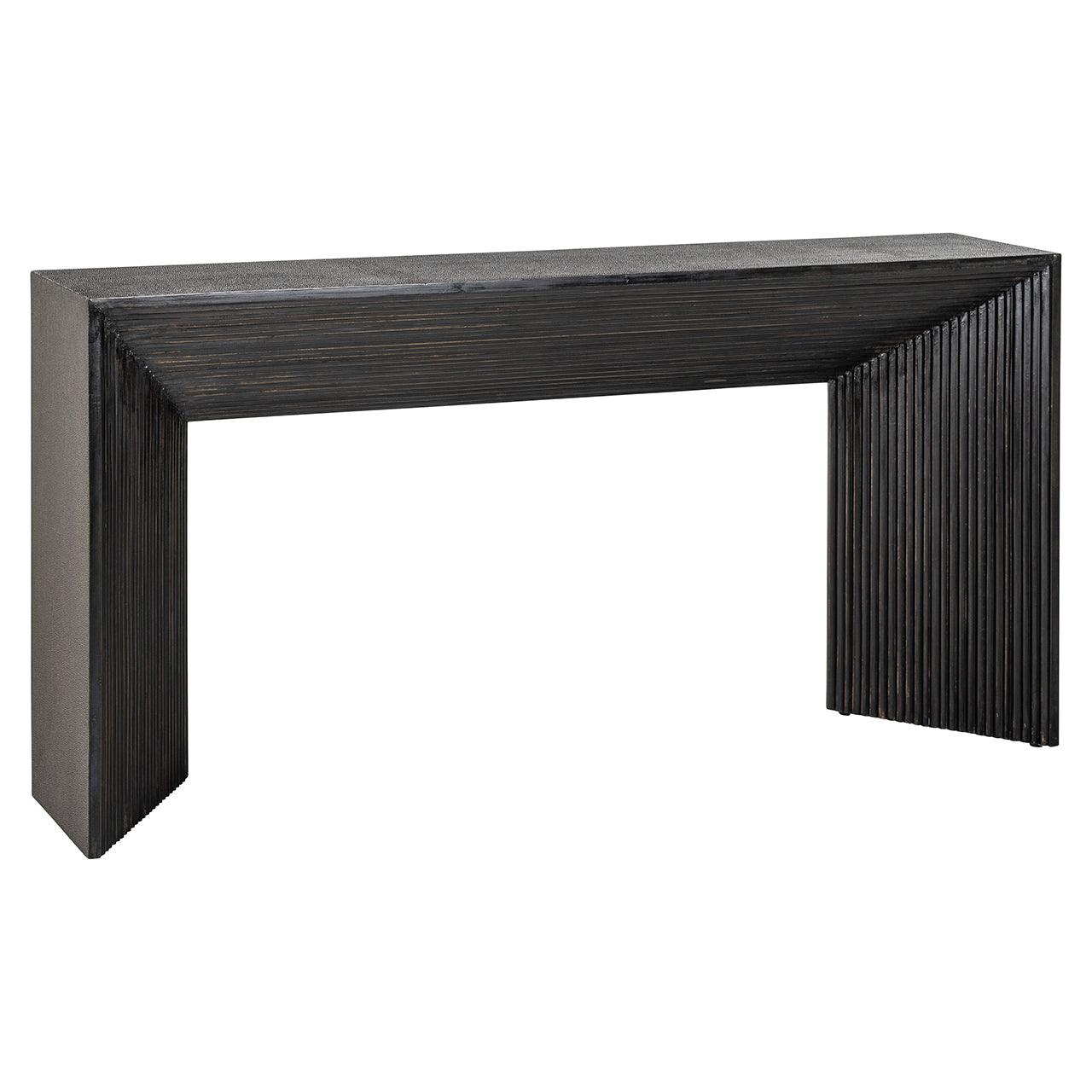 Gizen Brass Cladding Console Table by Richmond Interiors - Maison Rêves UK