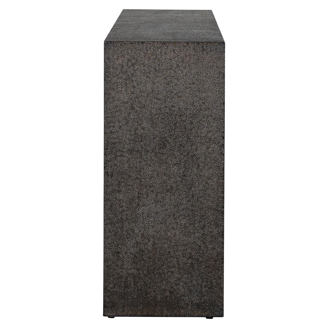 Gizen Brass Cladding Console Table by Richmond Interiors - Maison Rêves UK