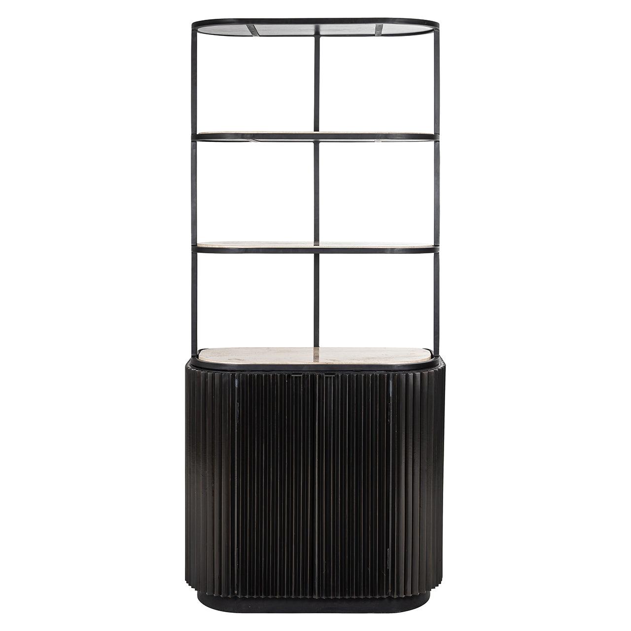 Hampton 2 Door Wood Cabinet with Shelving by Richmond Interiors - Maison Rêves UK