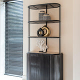 Hampton 2 Door Wood Cabinet with Shelving by Richmond Interiors - Maison Rêves UK