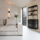 Hampton 2 Door Wood Cabinet with Shelving by Richmond Interiors - Maison Rêves UK