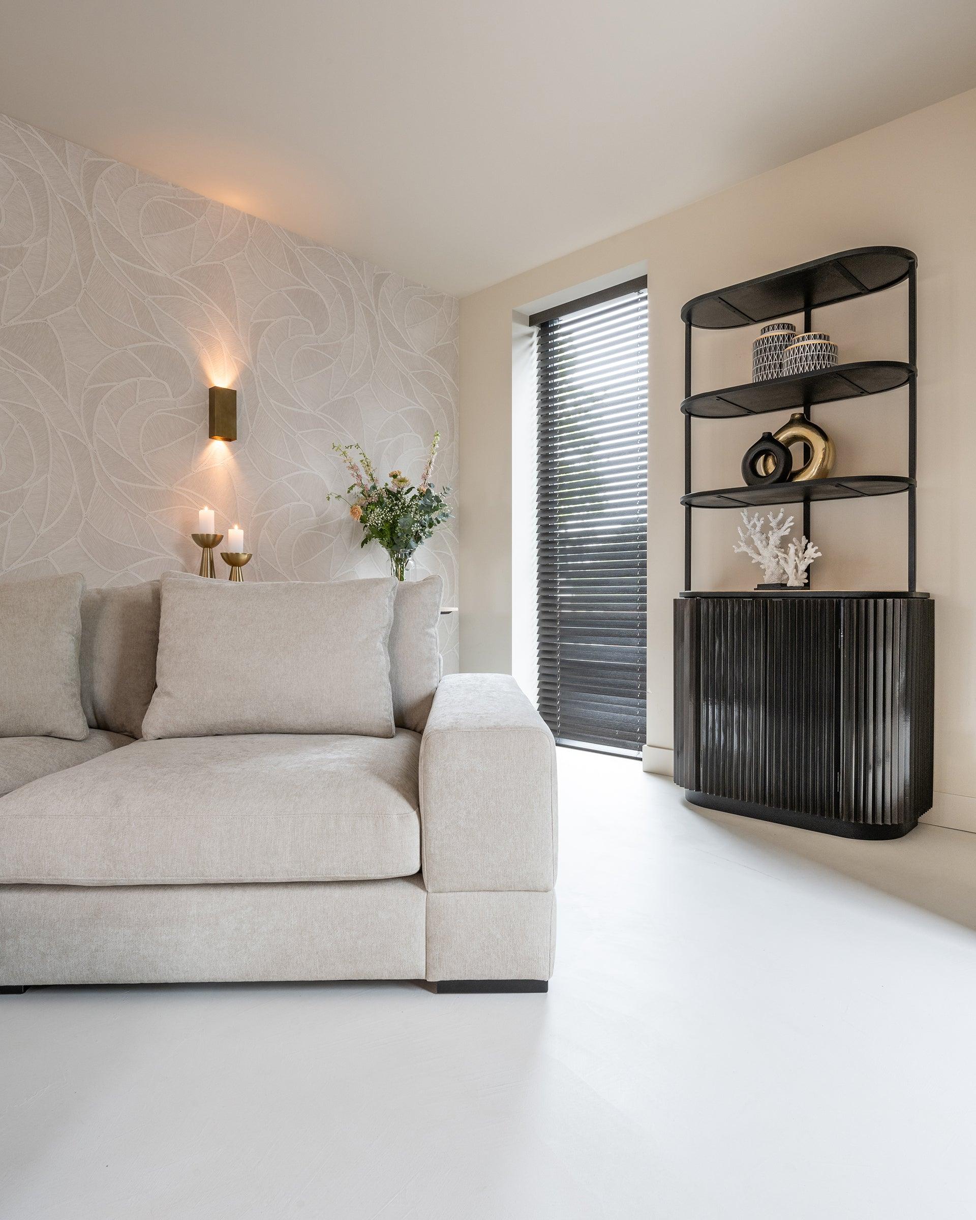 Hampton 2 Door Wood Cabinet with Shelving by Richmond Interiors - Maison Rêves UK