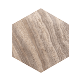 Hexx Grey Travertine Coffee Table - Maison Rêves UK