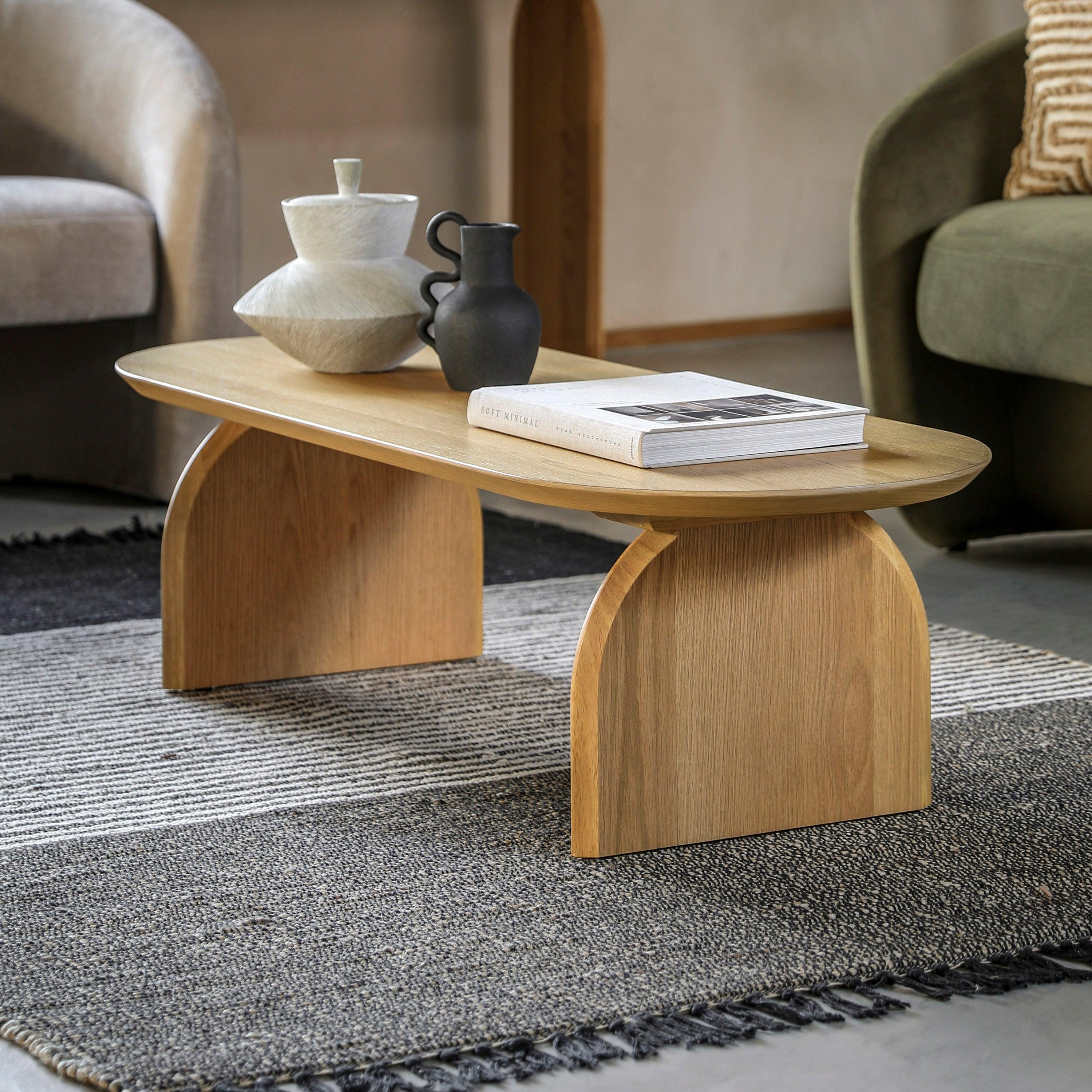 Horizon Coffee Table Natural - Maison Rêves UK