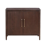 Hudson 2 Door Cabinet Brushed Brown Oak by Eccotrading Design London - Maison Rêves UK