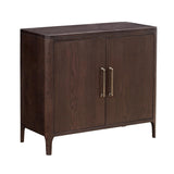 Hudson 2 Door Cabinet Brushed Brown Oak by Eccotrading Design London - Maison Rêves UK