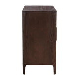 Hudson 2 Door Cabinet Brushed Brown Oak by Eccotrading Design London - Maison Rêves UK