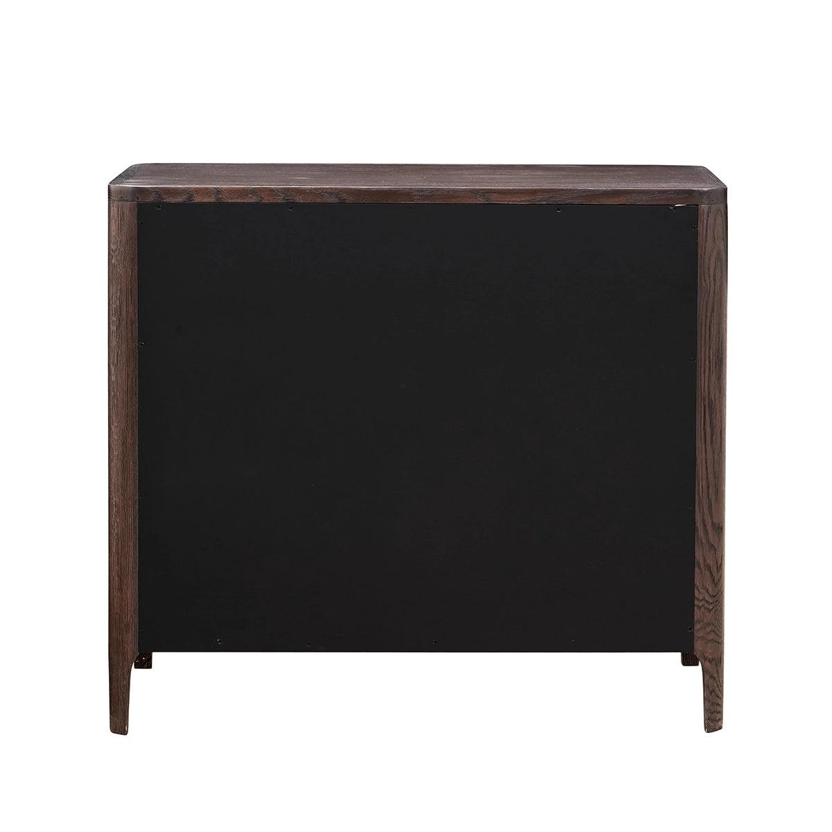 Hudson 2 Door Cabinet Brushed Brown Oak by Eccotrading Design London - Maison Rêves UK