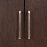 Hudson 2 Door Cabinet Brushed Brown Oak by Eccotrading Design London - Maison Rêves UK