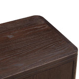 Hudson 2 Door Cabinet Brushed Brown Oak by Eccotrading Design London - Maison Rêves UK