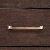 Hudson 2 Drawer Nightstand Brushed Brown Oak by Eccotrading Design London - Maison Rêves UK