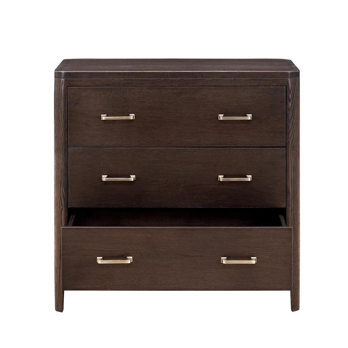 Hudson Chest of Drawers Brushed Brown Oak by Eccotrading Design London - Maison Rêves UK