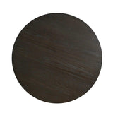 Hudson Round Dining Table Brushed Brown Oak 120cm by Eccotrading Design London - Maison Rêves UK