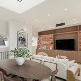 Strata Large Oval Walnut Dining Table by Eccotrading Design London