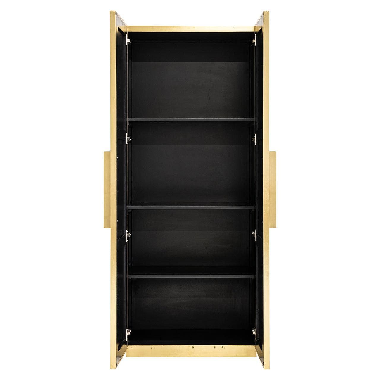 Ironville Gold 2 Door Floor Cabinet by Richmond Interiors - Maison Rêves UK