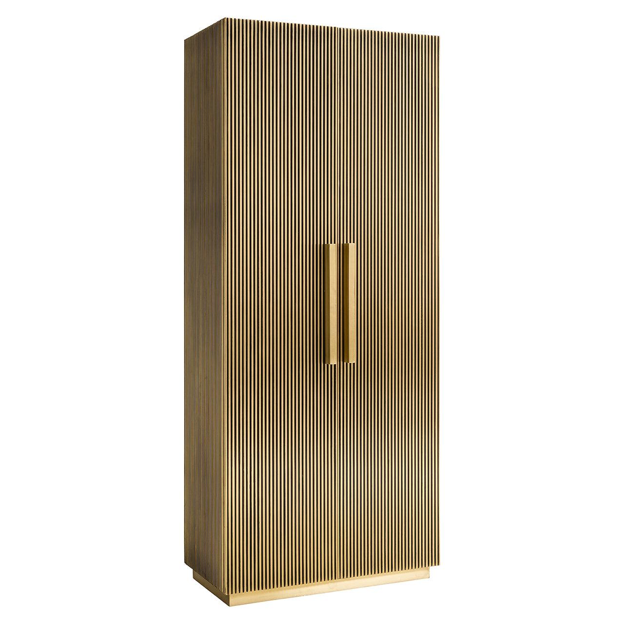 Ironville Gold 2 Door Floor Cabinet by Richmond Interiors - Maison Rêves UK