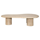 La Cantera Organic Travertine Coffee Table by Richmond Interiors - Maison Rêves UK