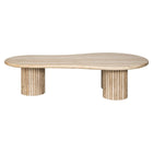 La Cantera Organic Travertine Coffee Table by Richmond Interiors