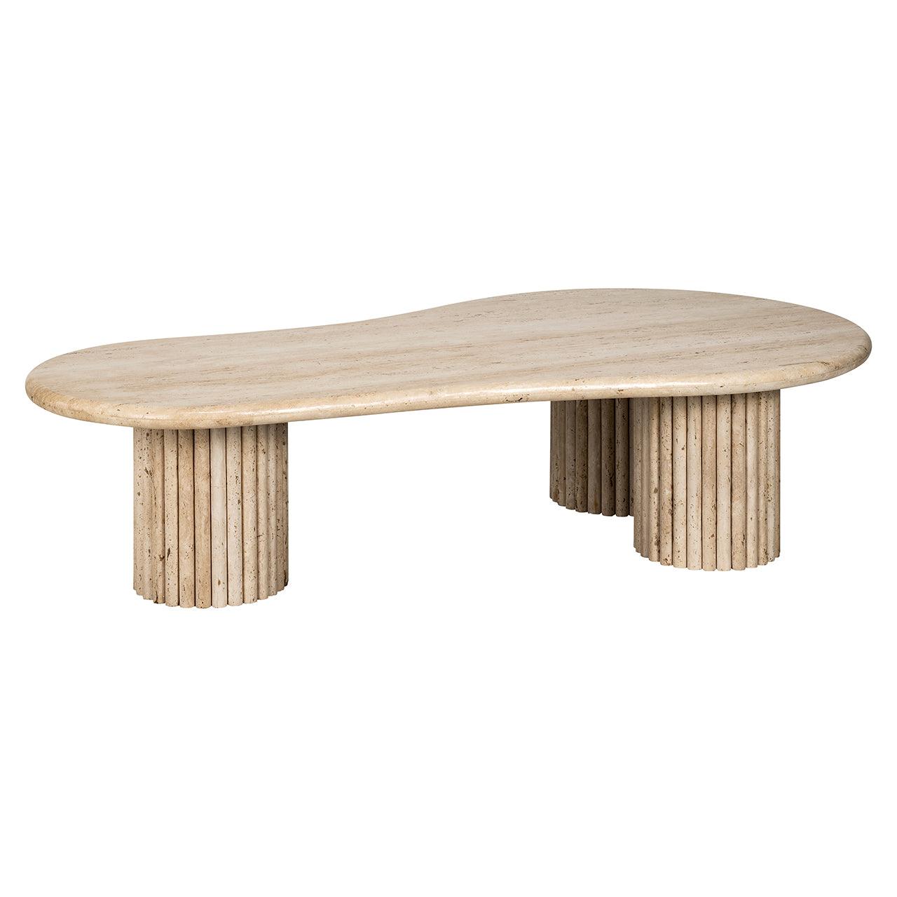 La Cantera Organic Travertine Coffee Table by Richmond Interiors - Maison Rêves UK