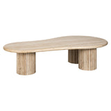 La Cantera Organic Travertine Coffee Table by Richmond Interiors - Maison Rêves UK