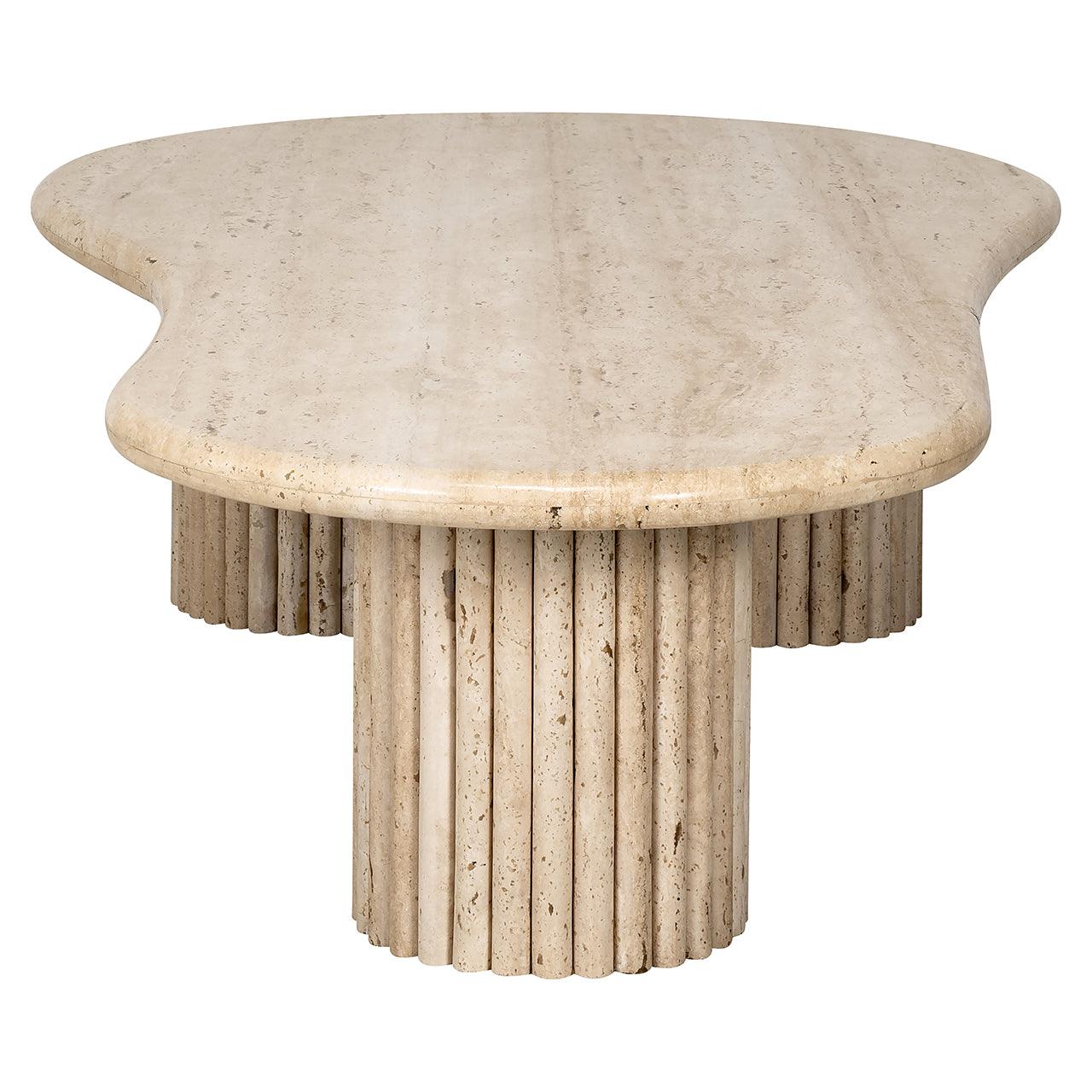 La Cantera Organic Travertine Coffee Table by Richmond Interiors - Maison Rêves UK