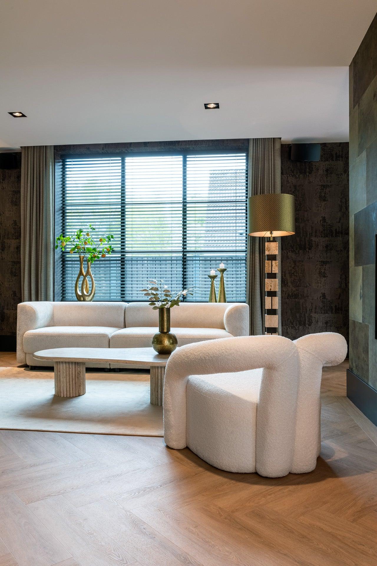 La Cantera Organic Travertine Coffee Table by Richmond Interiors - Maison Rêves UK