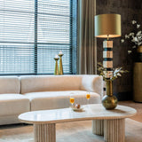 La Cantera Organic Travertine Coffee Table by Richmond Interiors - Maison Rêves UK