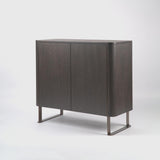 Lizzi 2 Door Chocolate Oak Cabinet by Eccotrading Design London - Maison Rêves UK
